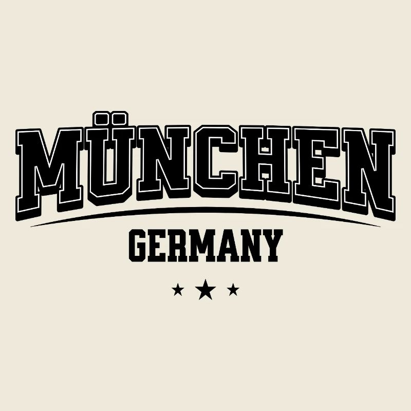 Lettrage Munich-Allemagne