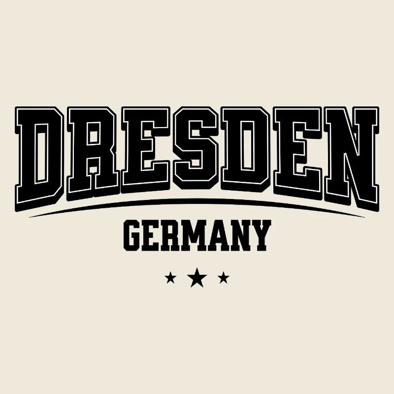 Dresden Germany Lettering