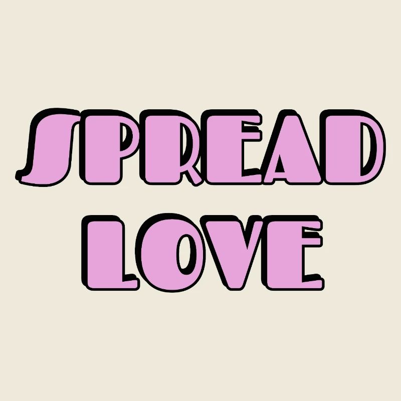 Typographie Spread Love