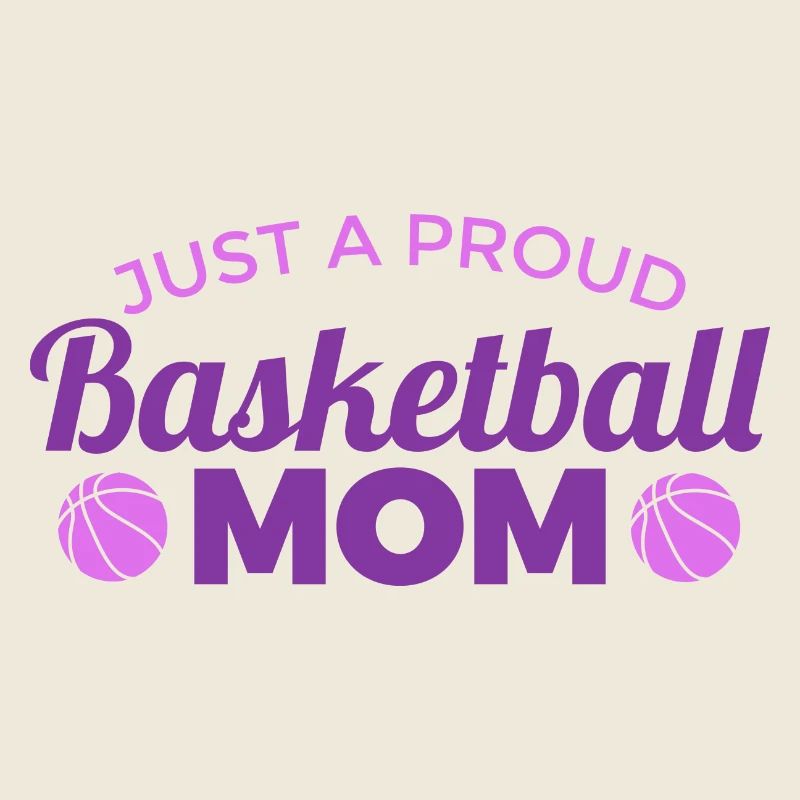 Stolze Basketball Mutter