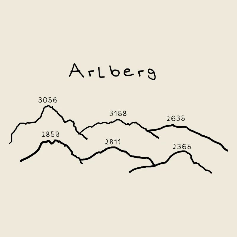 Arlberg - Mountains with altitude