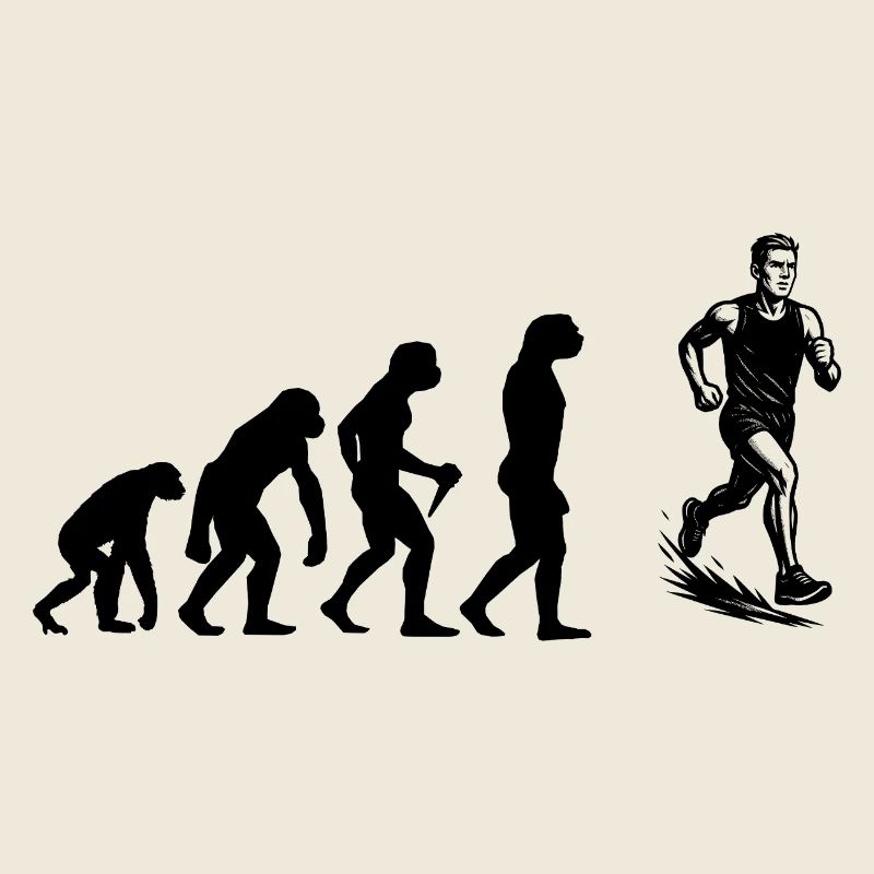 Motif minimaliste de course