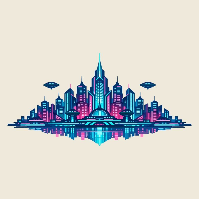 Neonstadt Reflektion