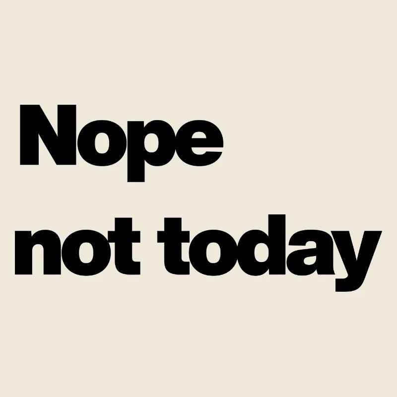 Nope – Motif d’annulation minimaliste