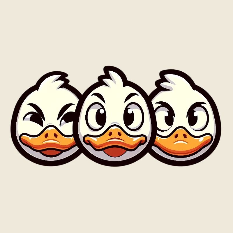 Chick Express Cartoon Design