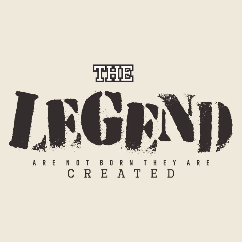 Legends are immortal on clothing