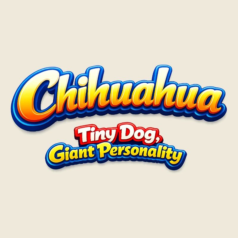 Chihuahua Tiny Dog Riesenpersönlichkeit