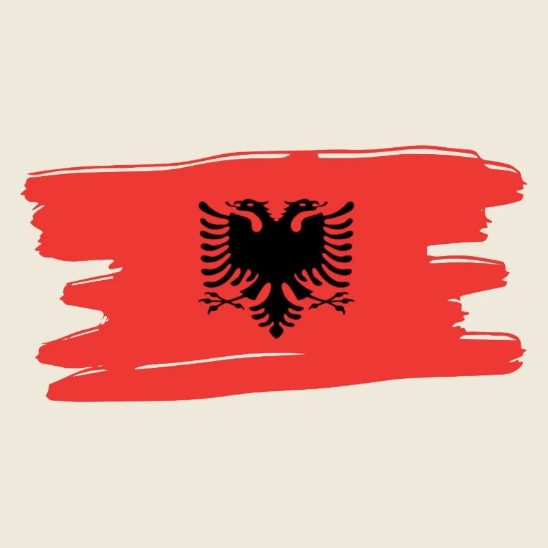 Albanais drapeau albanais, drapeau