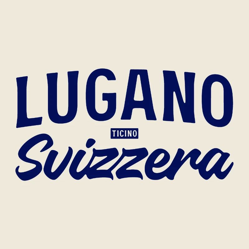 Lugano Svizzera Script Design