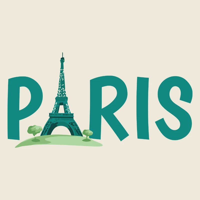 Horizon de Paris avec l’illustration de la Tour Eiffel