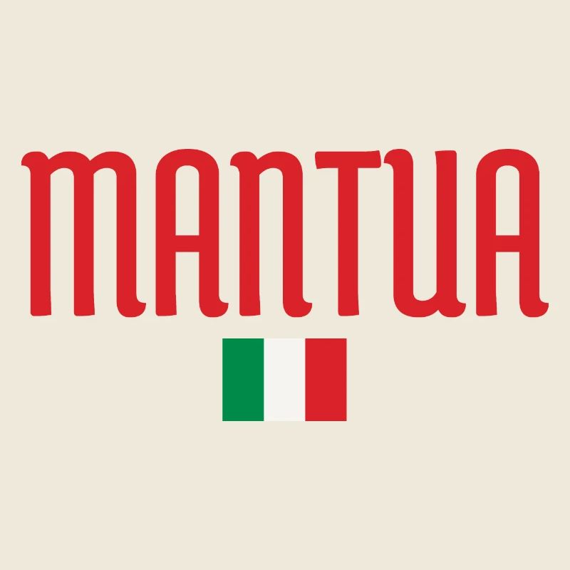 Mantua-Italian Flag Inspired Bold Typography
