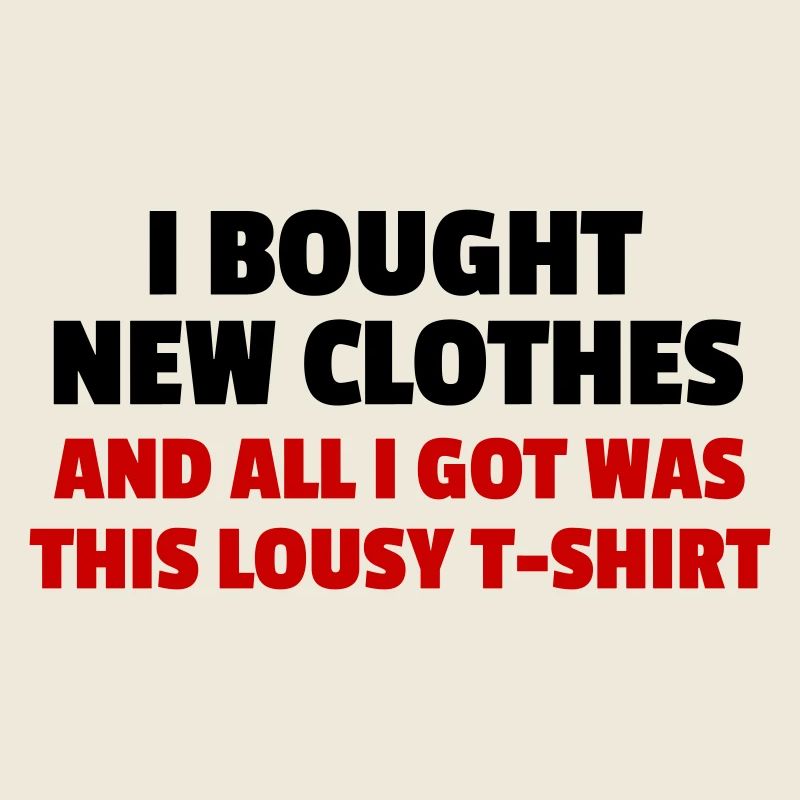 I Bought New Clothes
