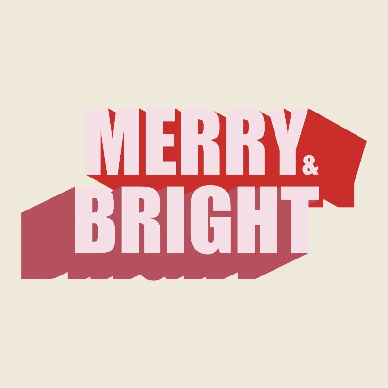 Frohe und helle Retro-Weihnachten