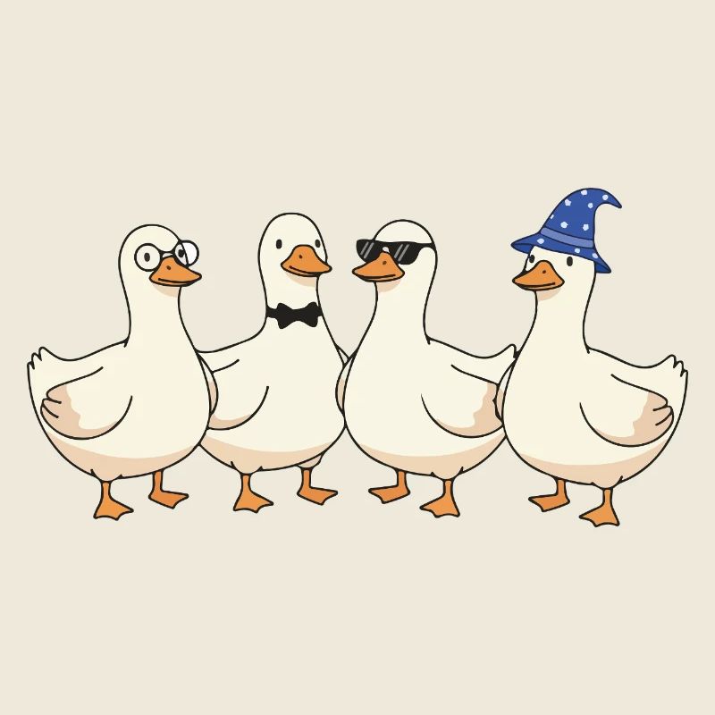 Quakquartett mit Stil