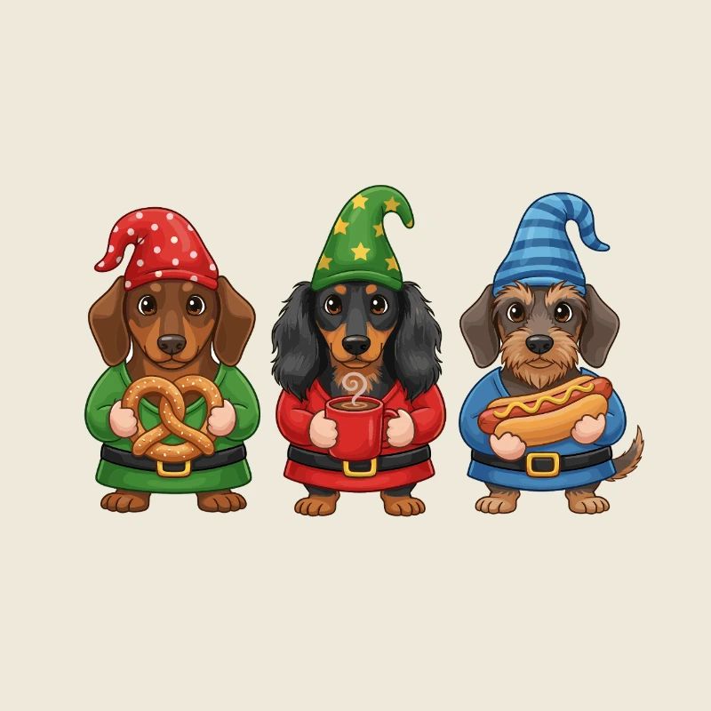 Dackel Merry Christmas Cooles Weihnachtsgeschenk