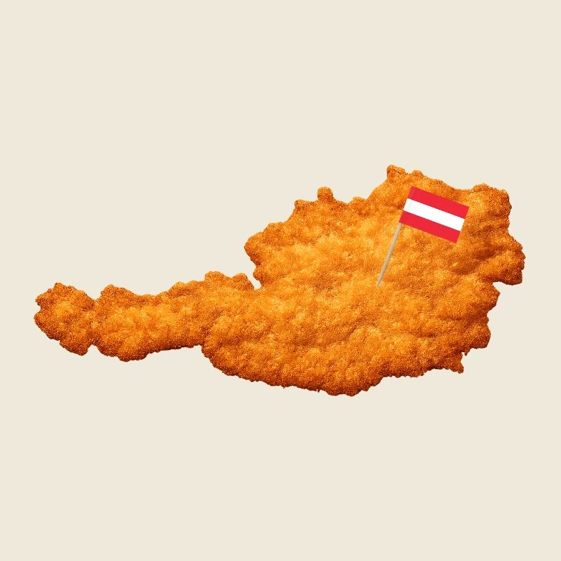 Schnitzel Österreich Form Essen