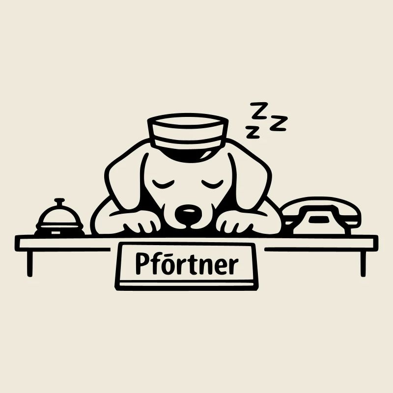 pförtner hund schlafen