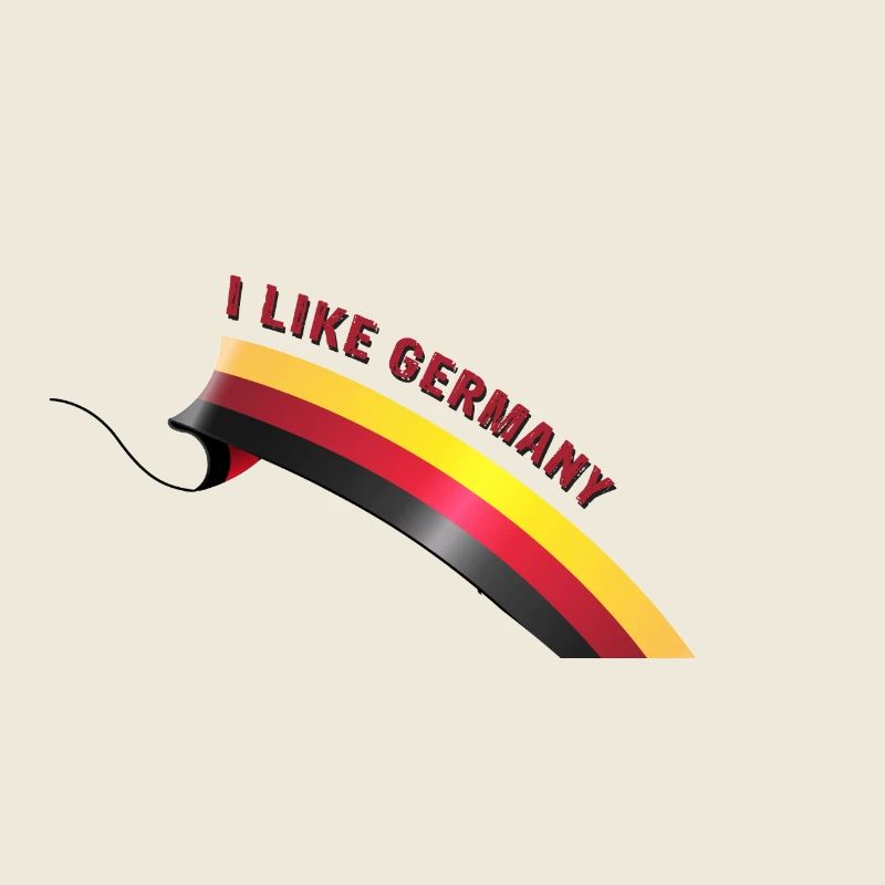 I LIKE GERMANY avec drapeau