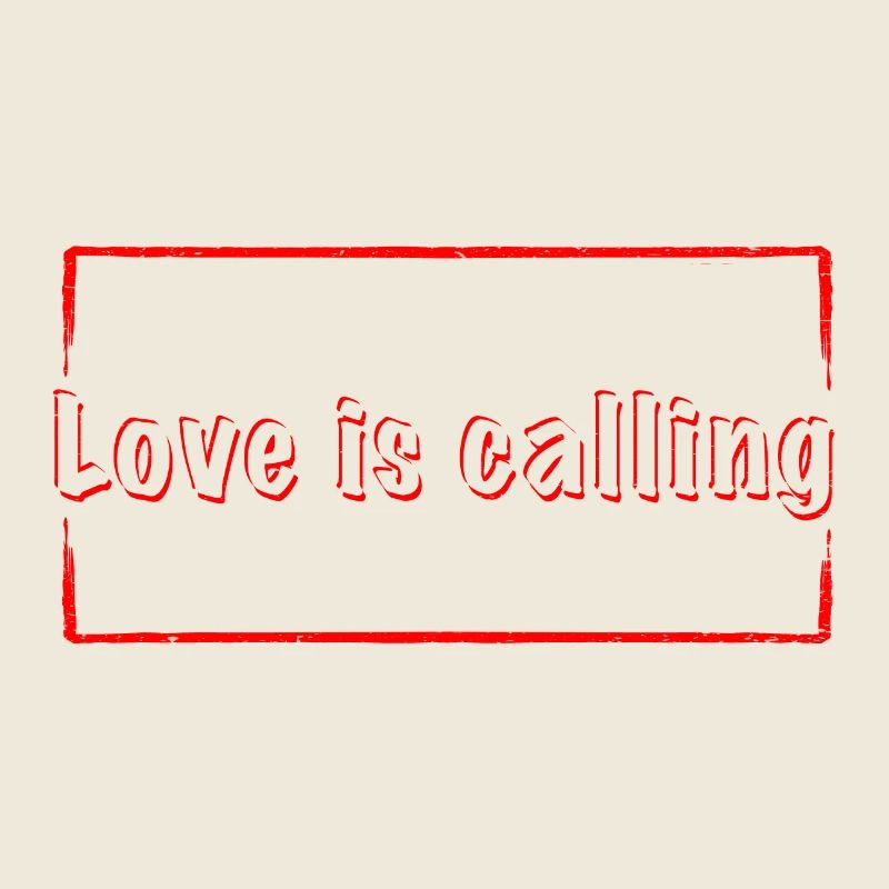 Love is calling in red