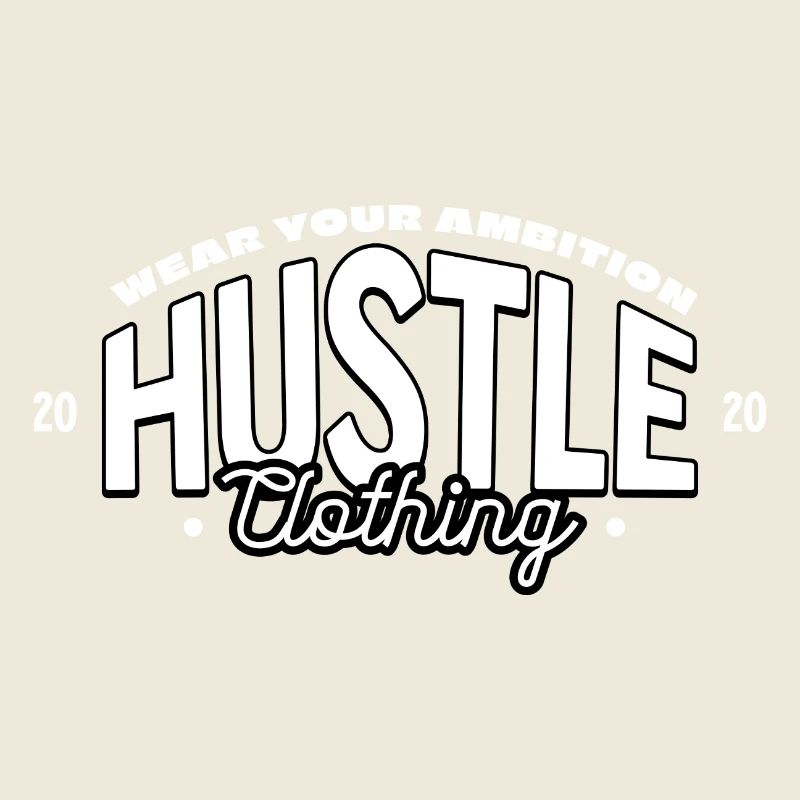 Hustle Attitude Logo Print