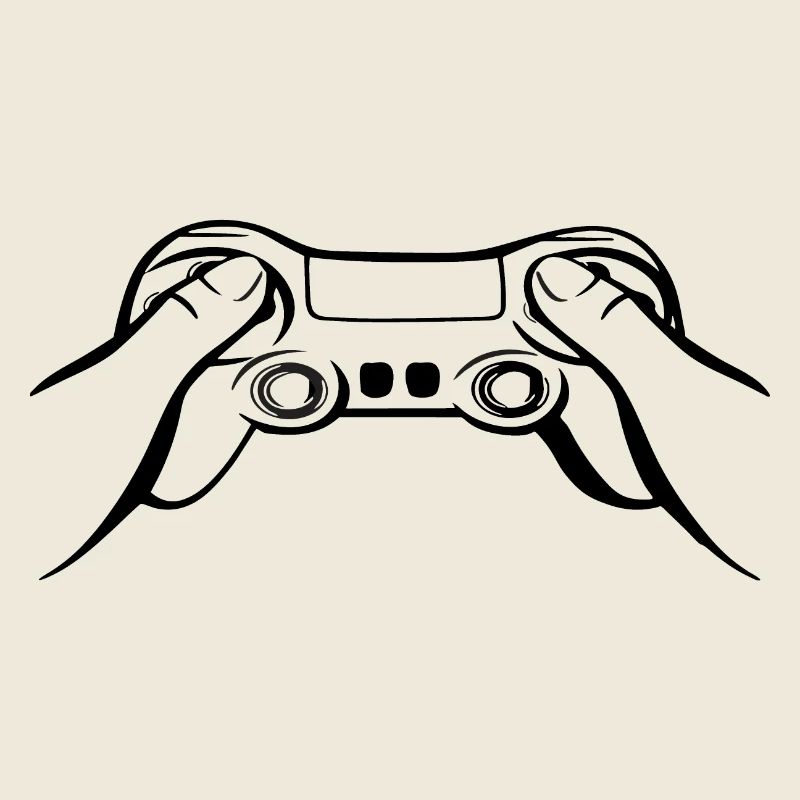 Manette de jeu noire