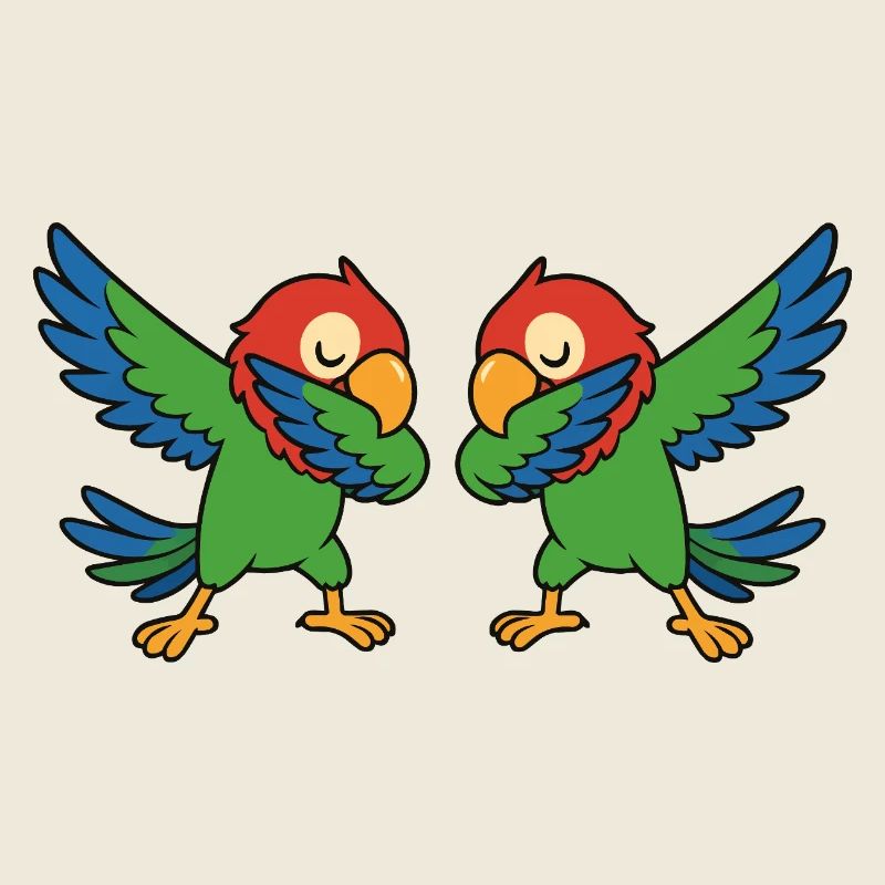 Bande dessinée Parrot Dabbing