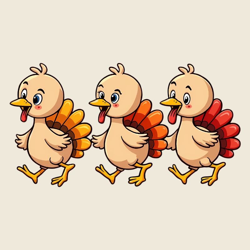 Bébé dinde de Thanksgiving