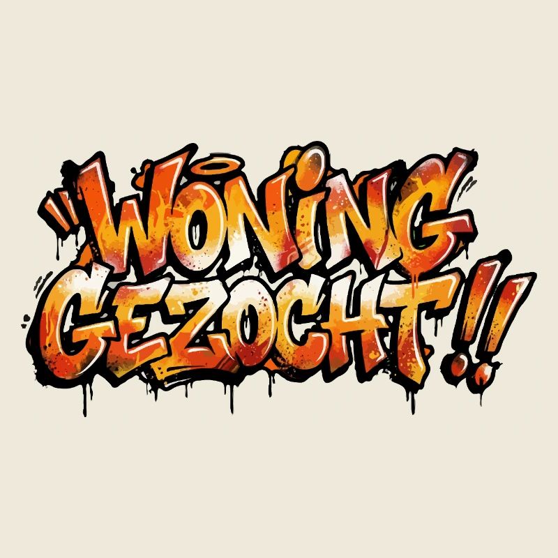 Graffiti-Text von Eigentum gesucht