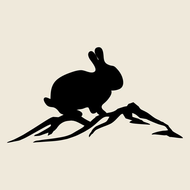 Bunny on mountain