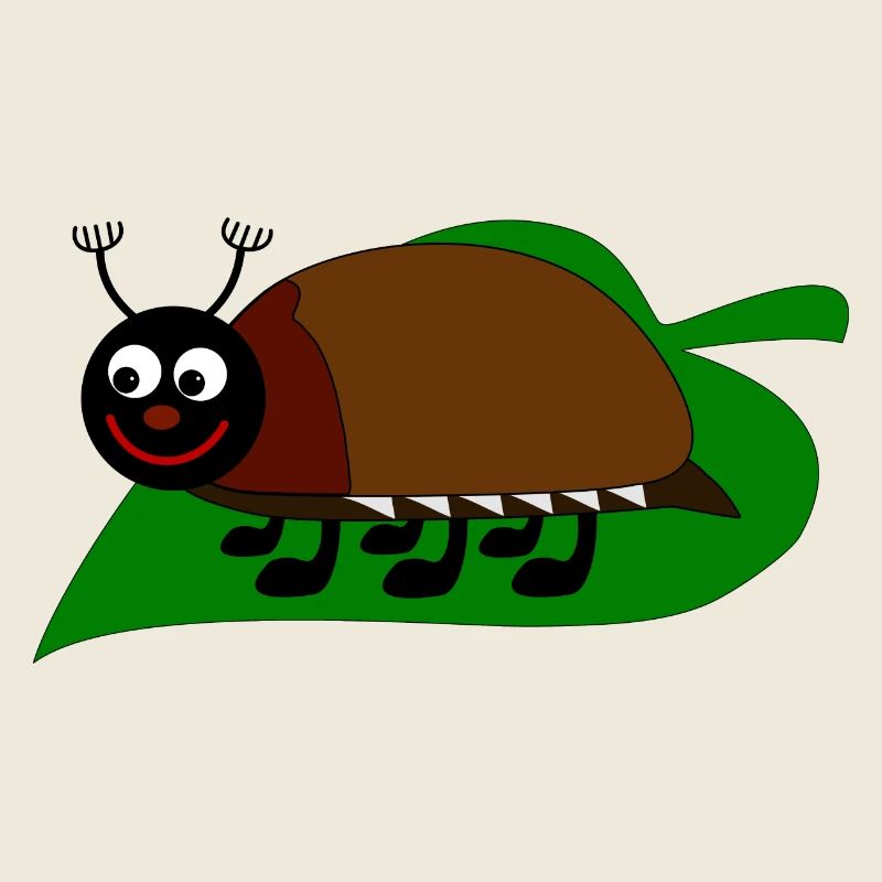 Maikäfer auf einem Blatt
