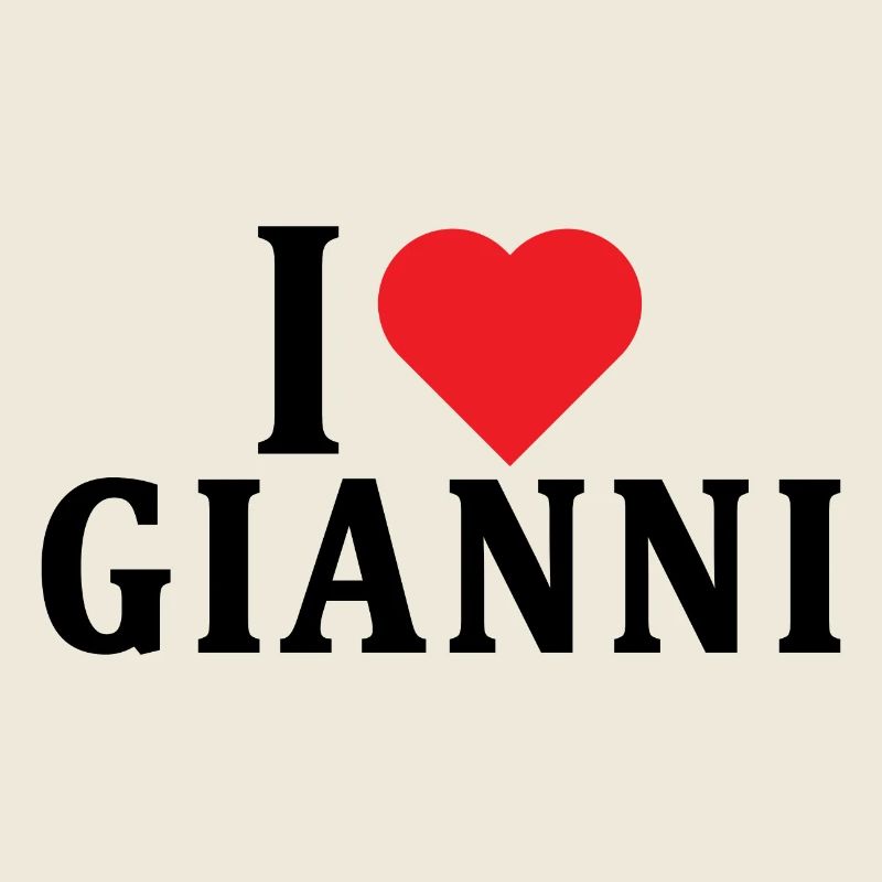 I love Gianni t-shirt gift idea