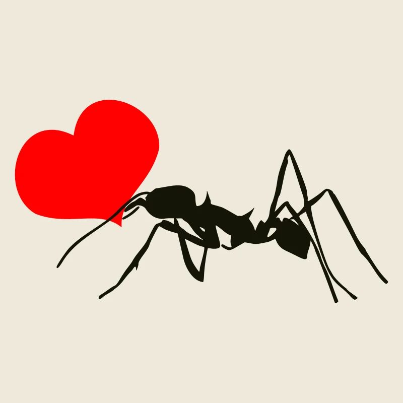 Ant with a heart