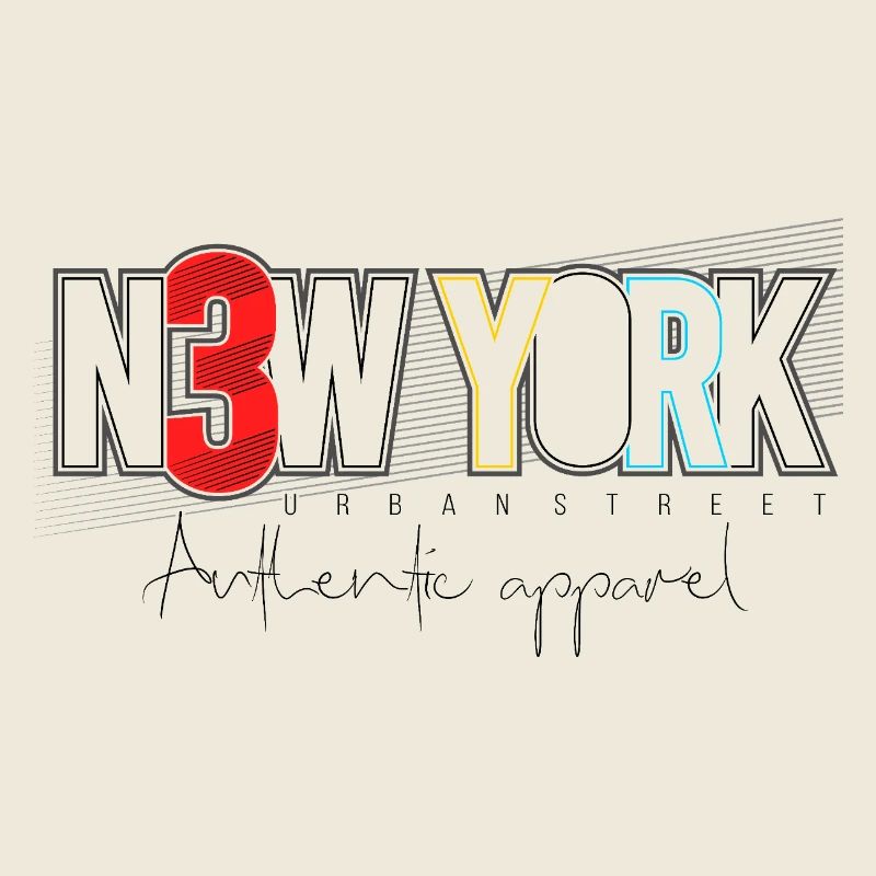 Urbain NYC Skyline Design abstrait