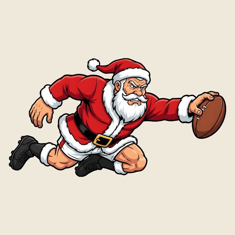 Père Noël Rugby