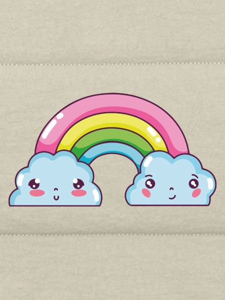 Pastel Rainbow Clouds Charm