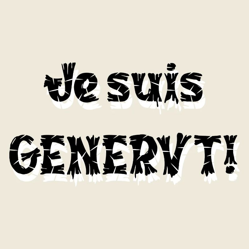 Je suis Annoyed — Glitch Font
