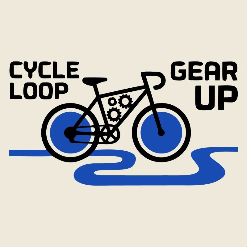 Motivational Gear Up Bicycle Loop