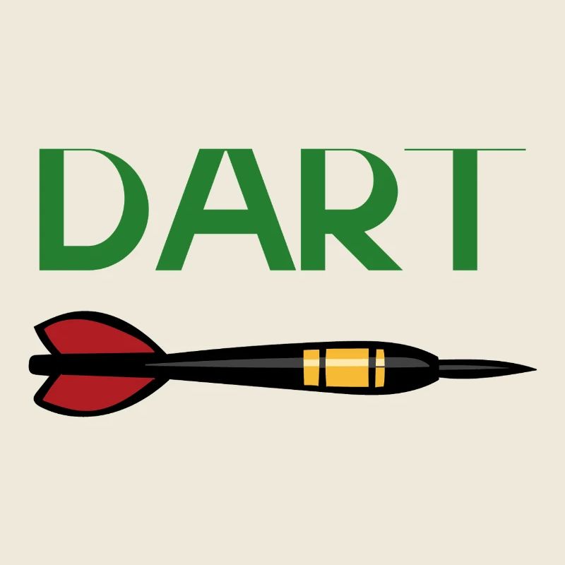 DART Zieltreffer Pfeil Design