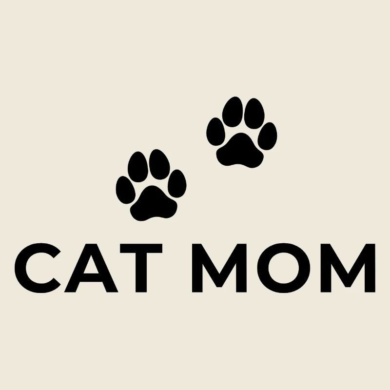 Maman de chat - Maman de chat / Design avec des pattes