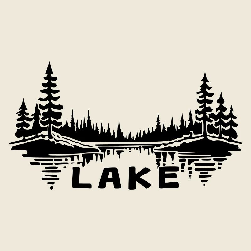 Lake Reflection [Black]