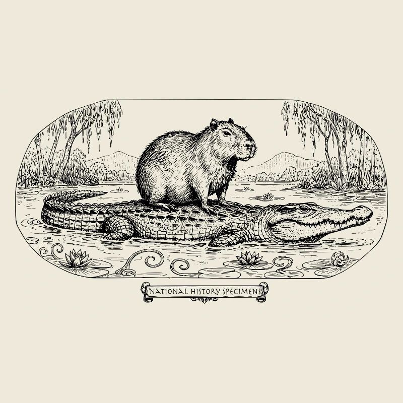Croc und Capybara