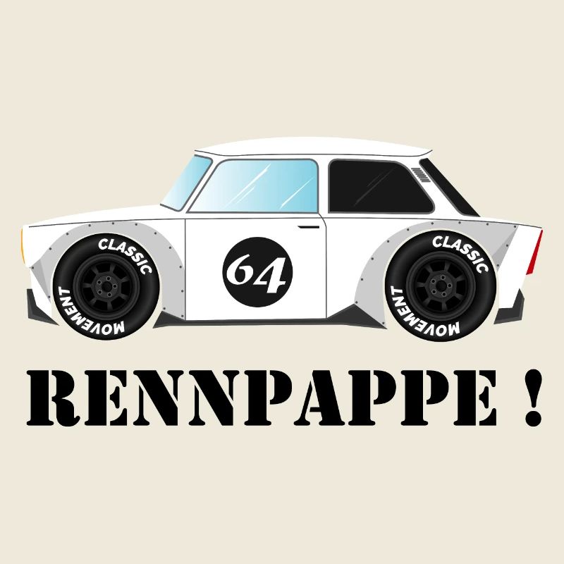 RENNPAPPE! Retro Rallye Auto Design