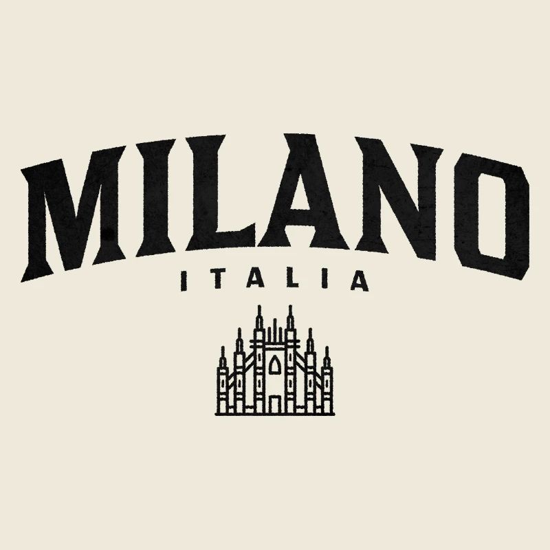 Milano Gothic Skyline Italien