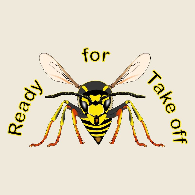 Wasp Ready for Take off