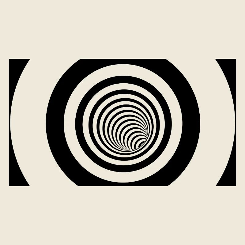 Vortex noir concentrique