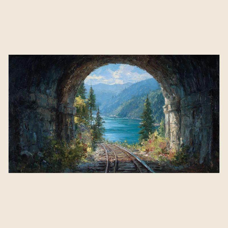 Vue Douillette à la Fenêtre