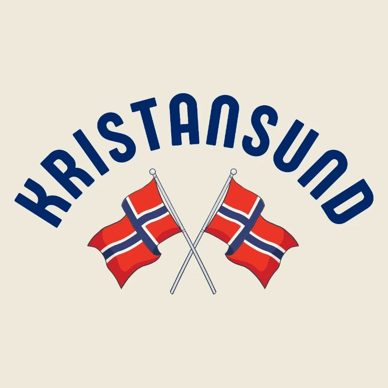 Kristiansund Norway Flags Emblem