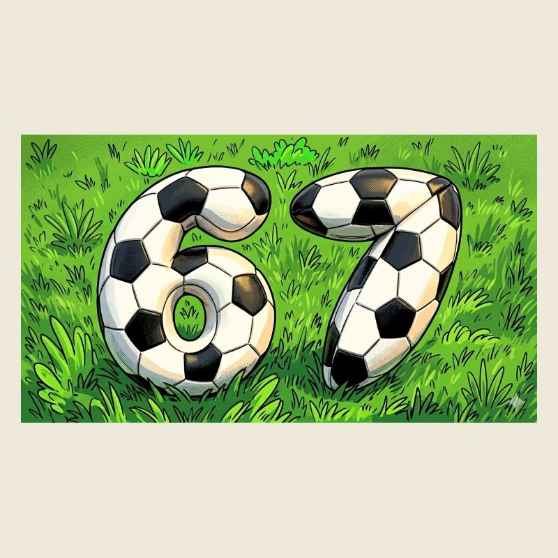 Six Seven Fußball Design 