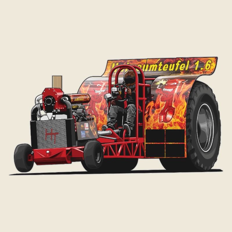 Tractor Pulling // Illustration