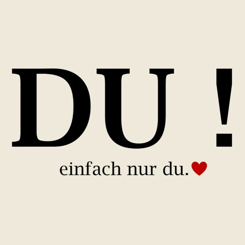Du! Einfach Nur Du Herz